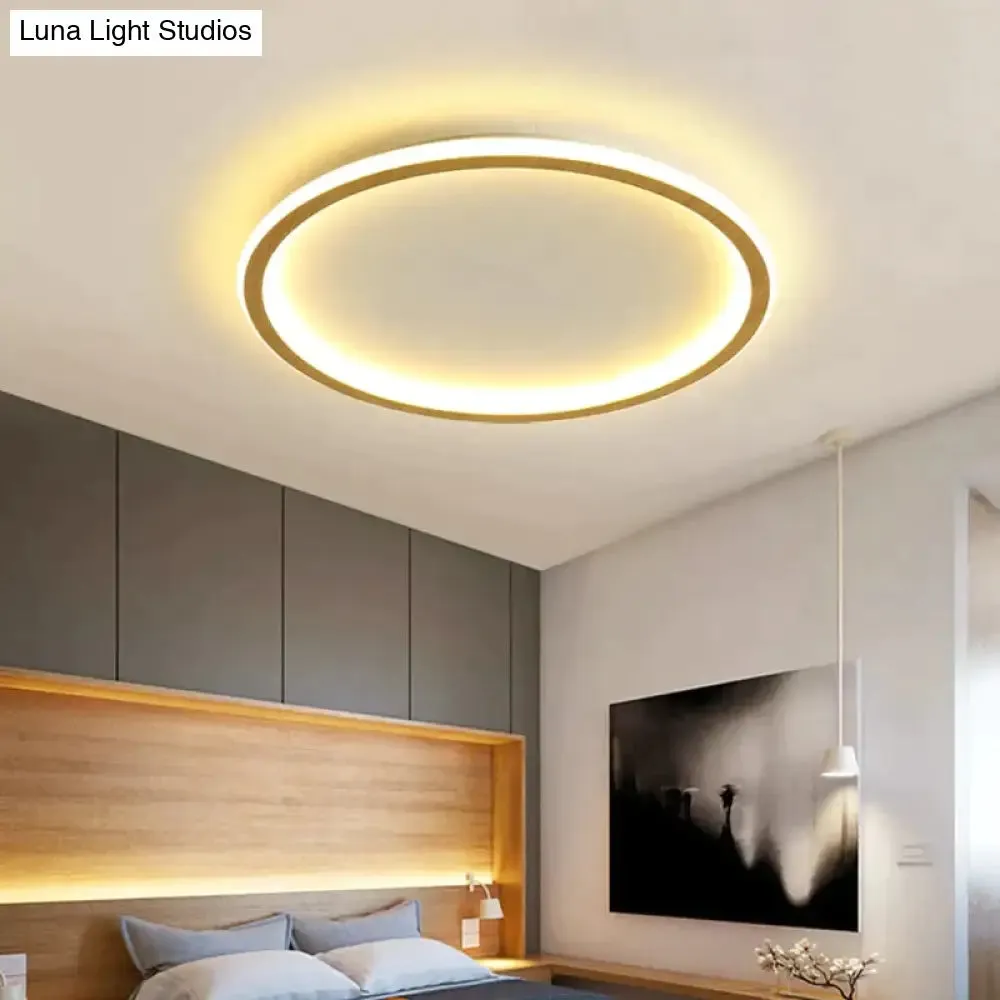 New modern black,white ultra-thin led ceiling light rectangular, round bedroom lamp living room lamp led ceiling lamp