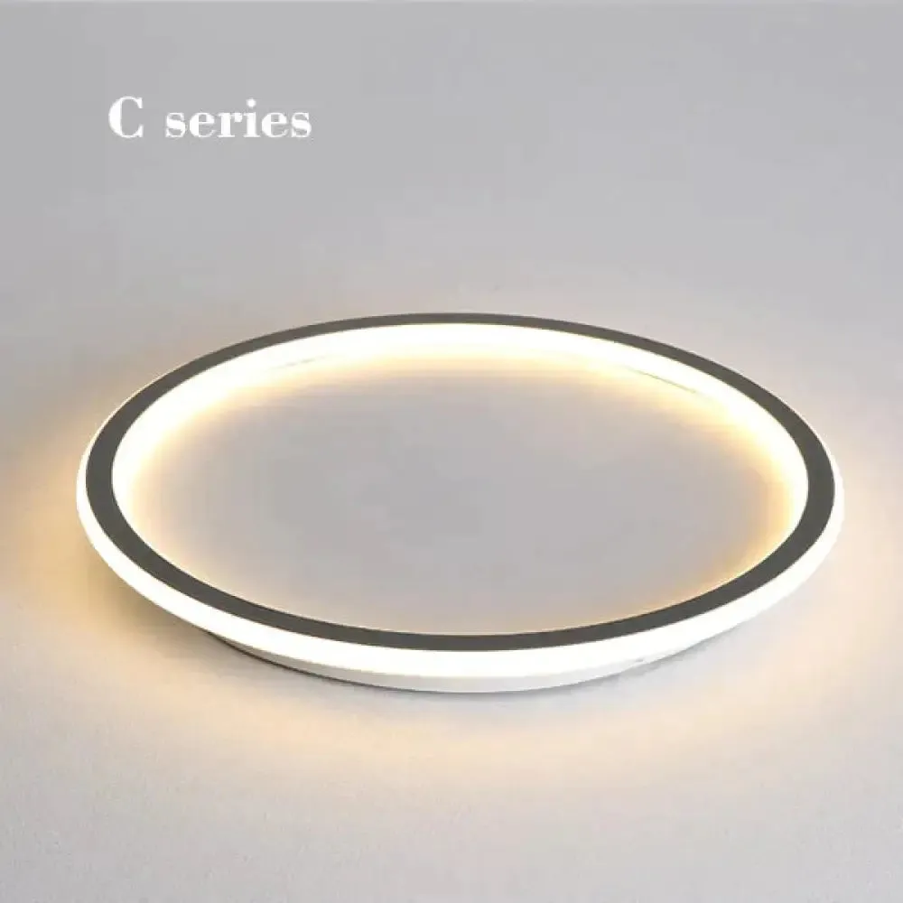 New modern black,white ultra-thin led ceiling light rectangular, round bedroom lamp living room lamp led ceiling lamp