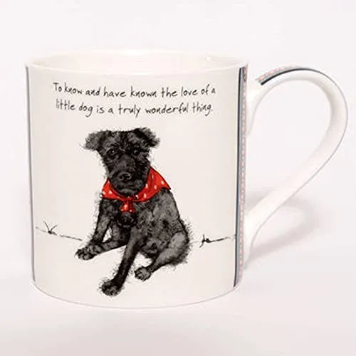 Patterdale Crossbred China Mug-To know and have known the love of a little dog is a truly wonderful thing.