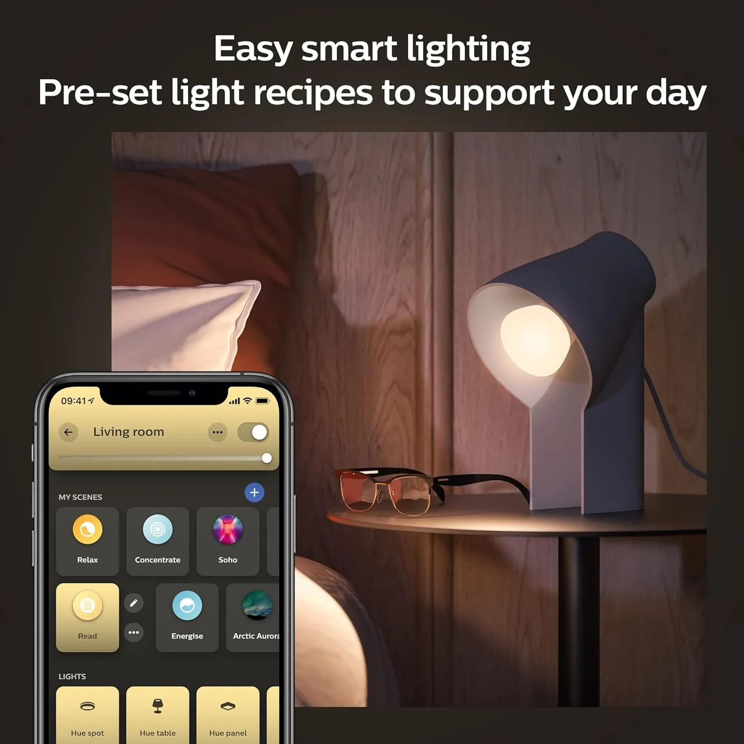 Philips Hue White Ambiance Smart Light Bulb [E14 Small Edison Screw] with Bluetooth. Works with Alexa, Google Assistant and Apple Homekit