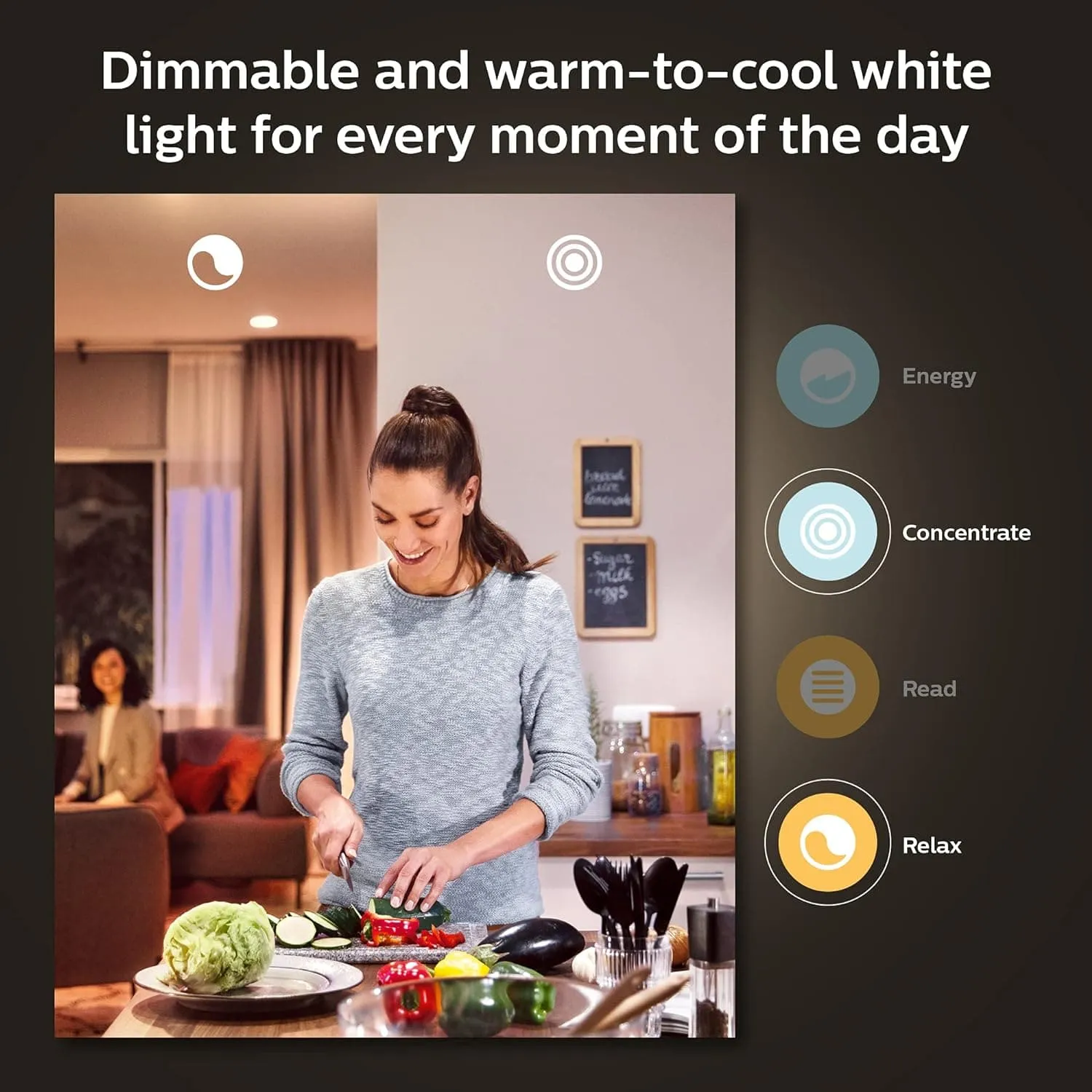 Philips Hue White Ambiance Smart Light Bulb [E14 Small Edison Screw] with Bluetooth. Works with Alexa, Google Assistant and Apple Homekit