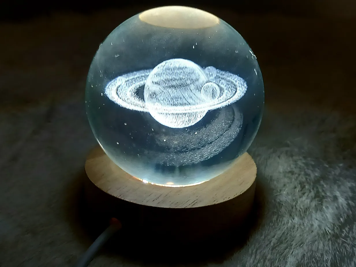 Planets 3D Print Glass Globe