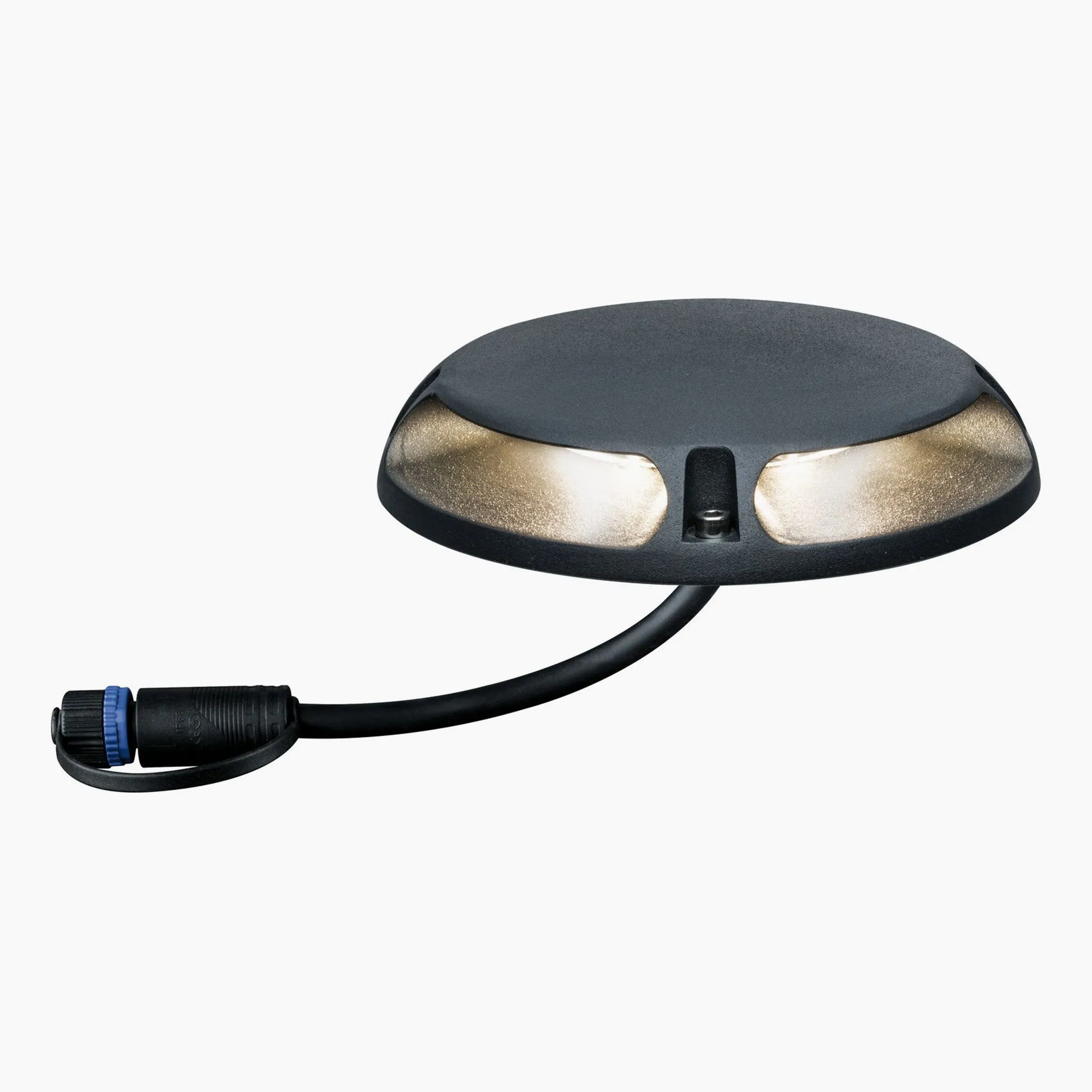 Plug & Shine Outdoor 3.3W LED Surface-Mounted 16cm Double Spotlight in Anthracite