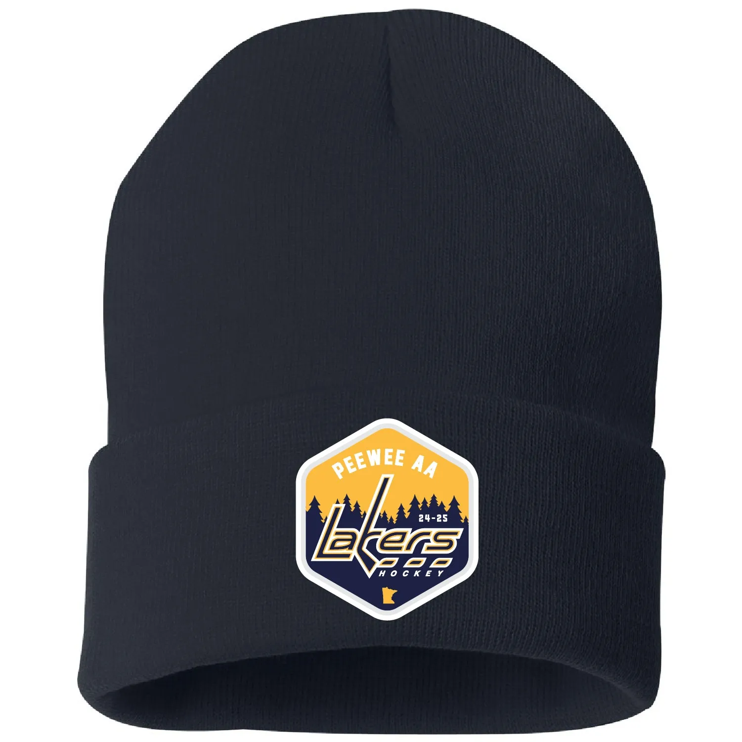 Prior Lake Peewee Solid Cuffed Beanie