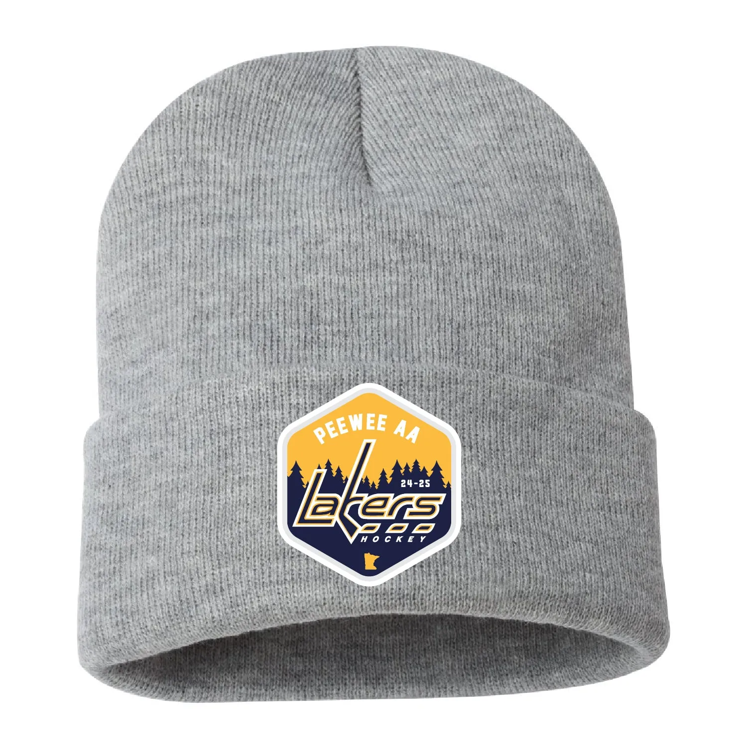 Prior Lake Peewee Solid Cuffed Beanie