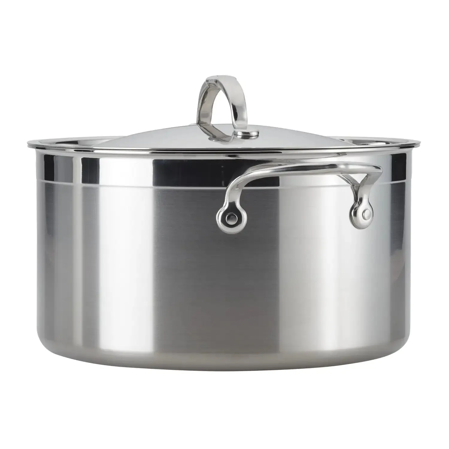 Professional Clad Stainless Steel Stockpot, 8-Quart