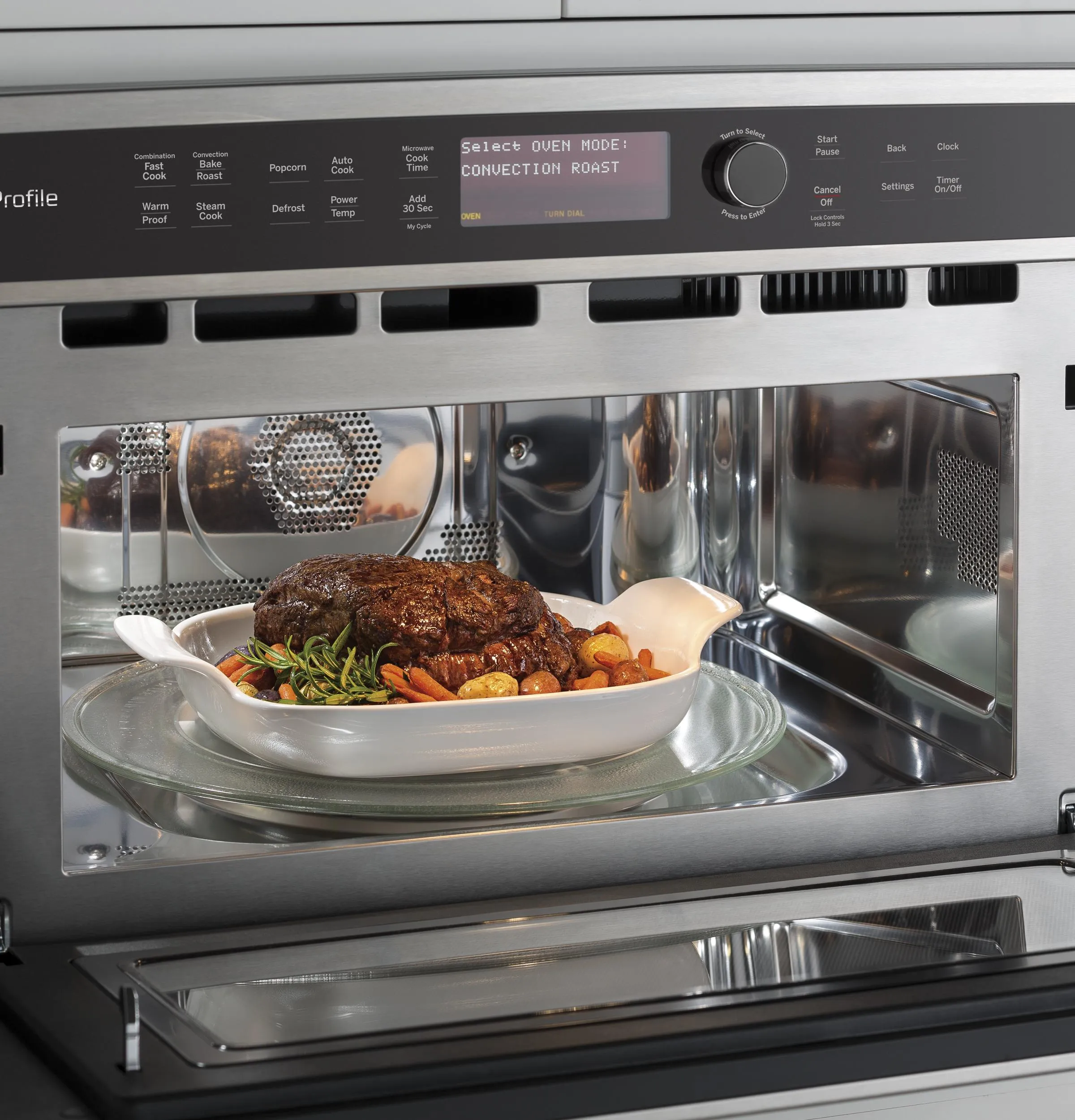 PWB7030ELES GE Profile™ Built-In Microwave/Convection Oven