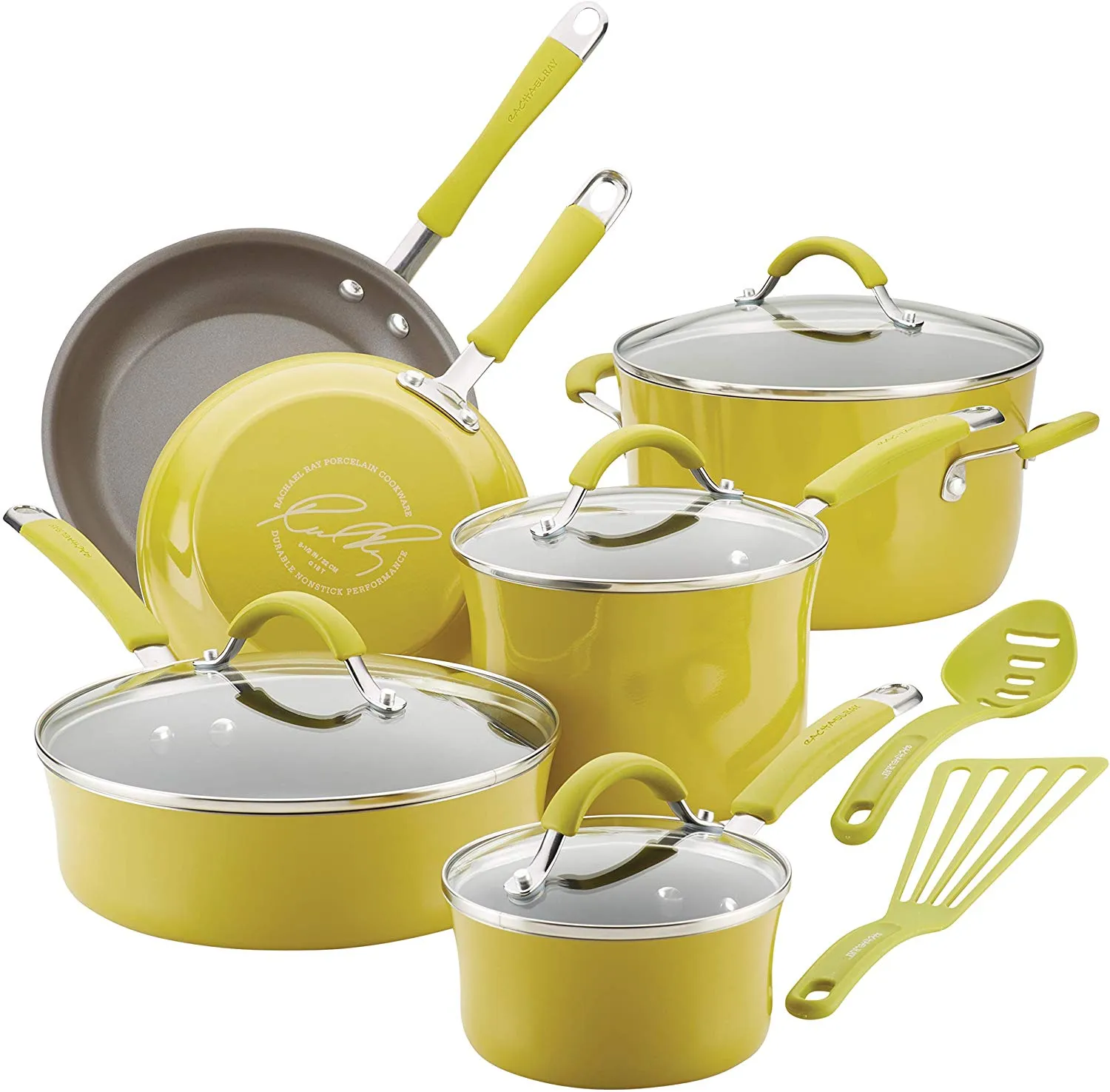 Rachael Ray  Cucina Nonstick Cookware Pots and Pans Set