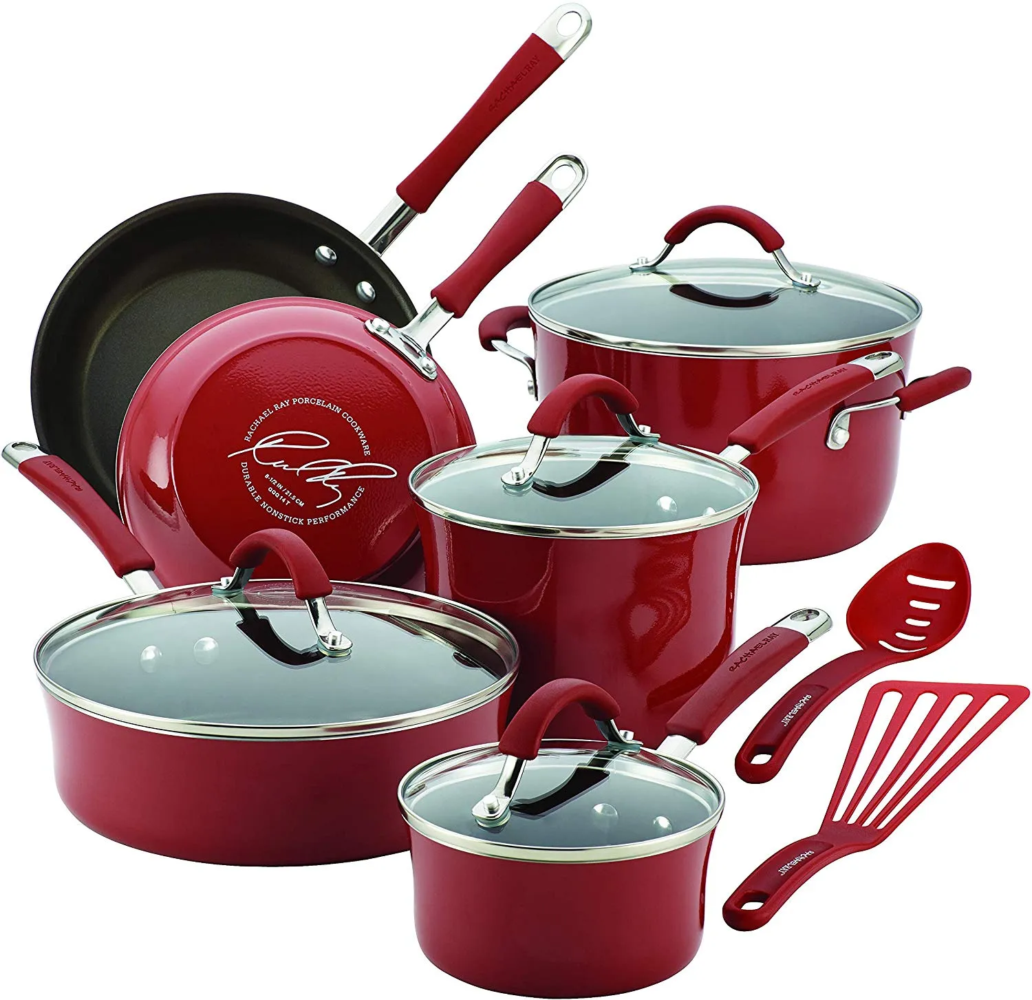 Rachael Ray  Cucina Nonstick Cookware Pots and Pans Set