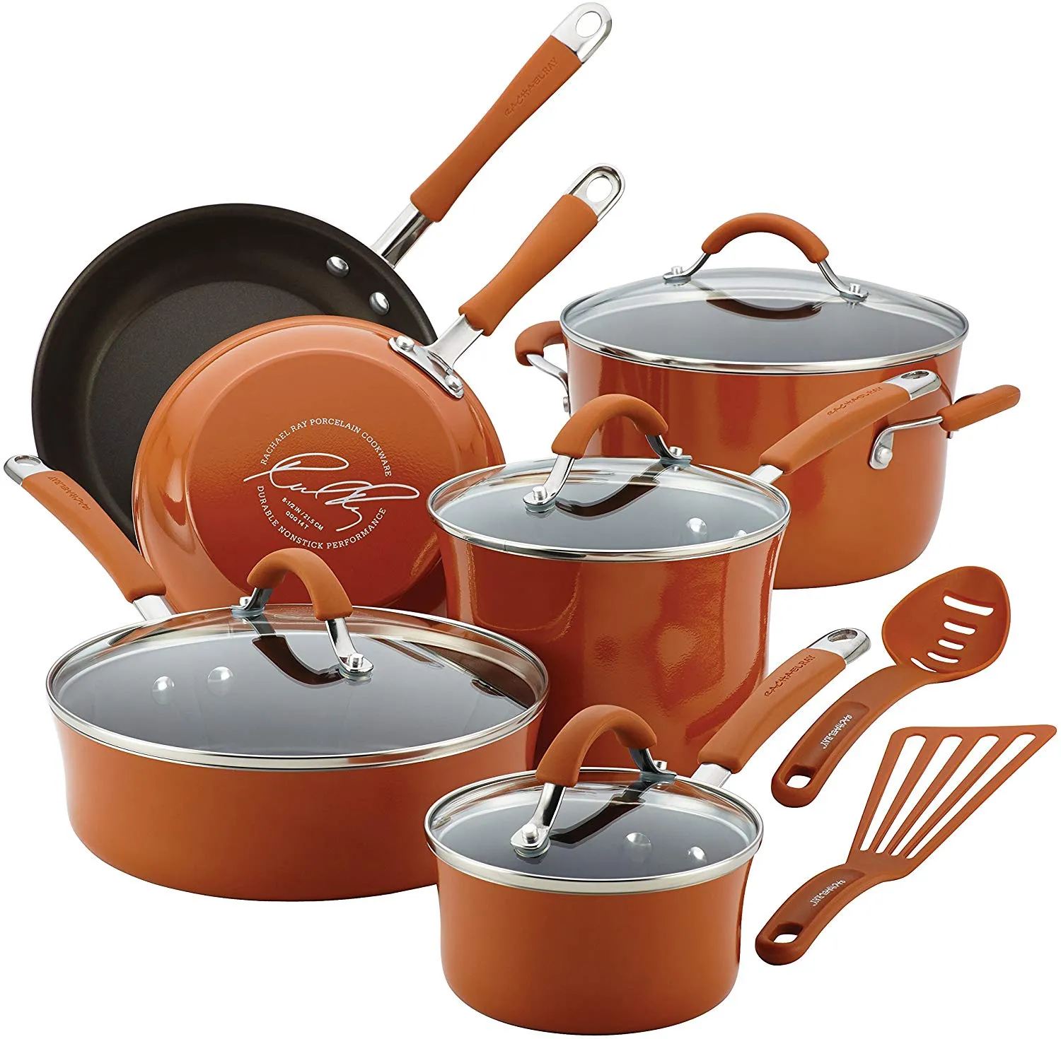 Rachael Ray  Cucina Nonstick Cookware Pots and Pans Set