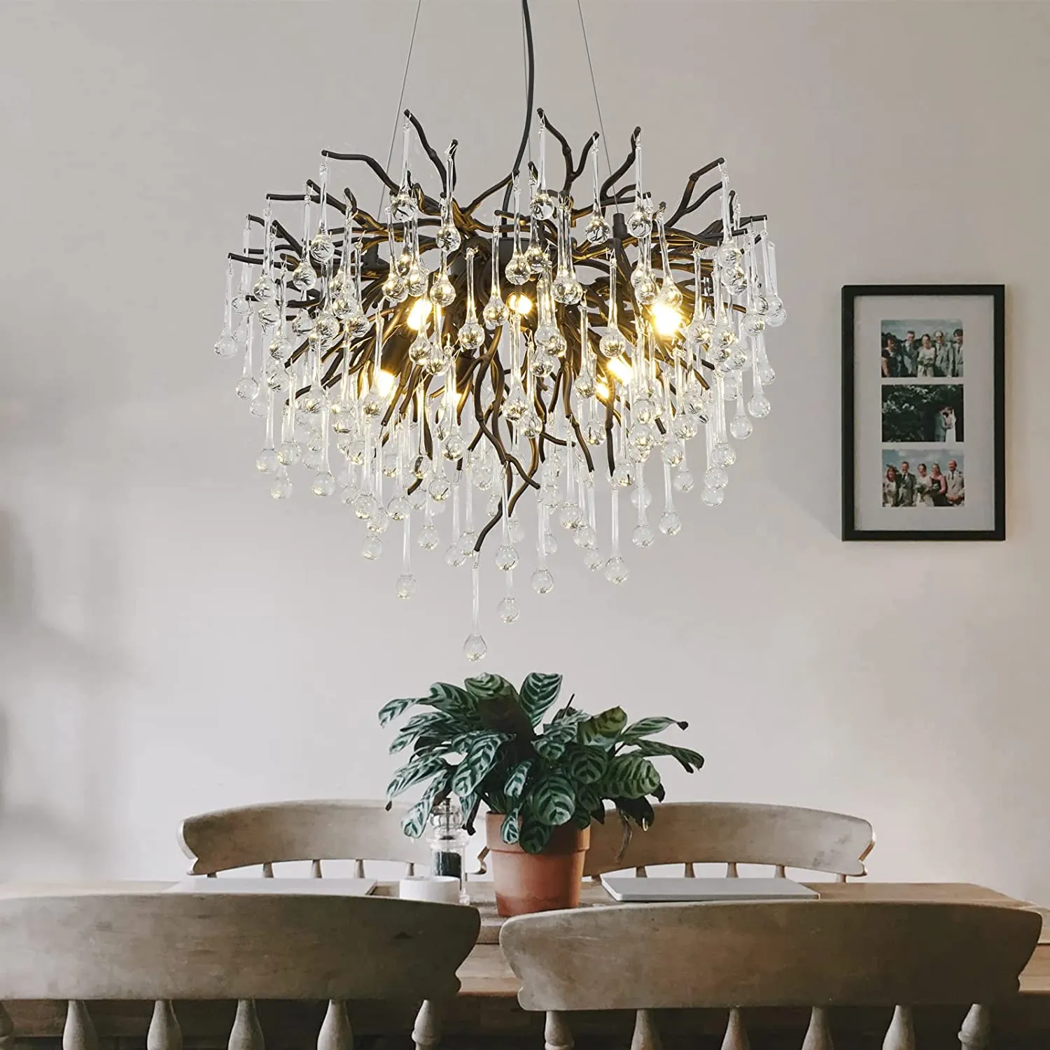 Retro Modern Contemporary Chandelier Art Deco 23''