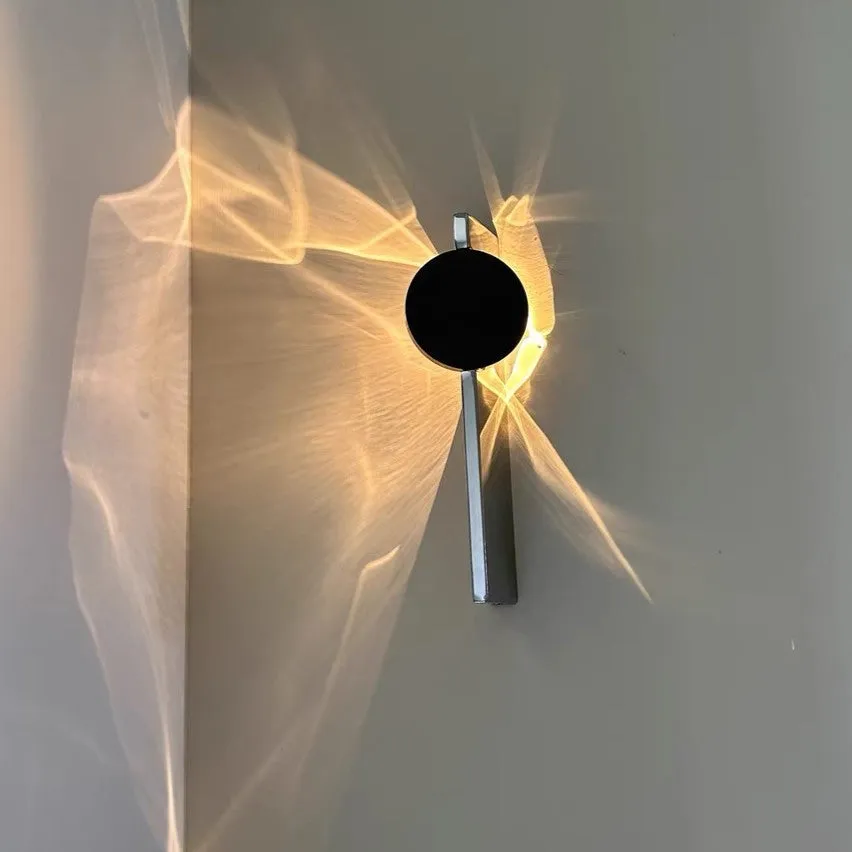 Ripple Rotating Ambient Wall Sconce for Bedroom