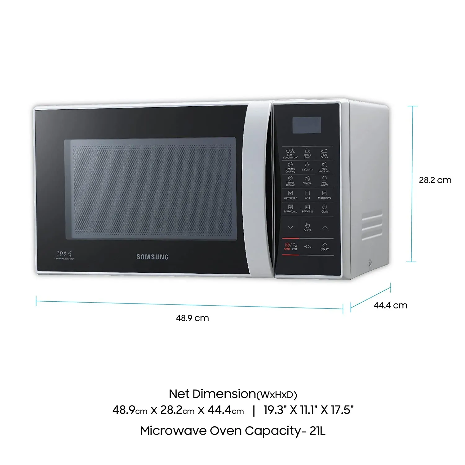 Samsung 21 L Convection Microwave Oven (CE76JD-B/XTL, Black)