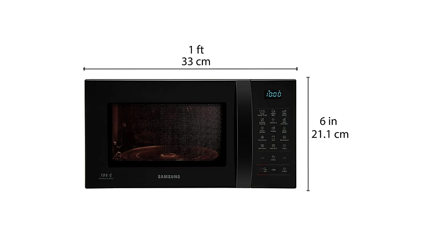 Samsung 21 L Convection Microwave Oven (CE76JD-B/XTL, Black)