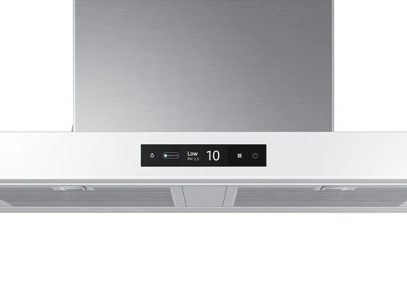 Samsung NK30CB700W12AA 30" Bespoke Smart Wall Mount Hood with LCD Display in Clean White