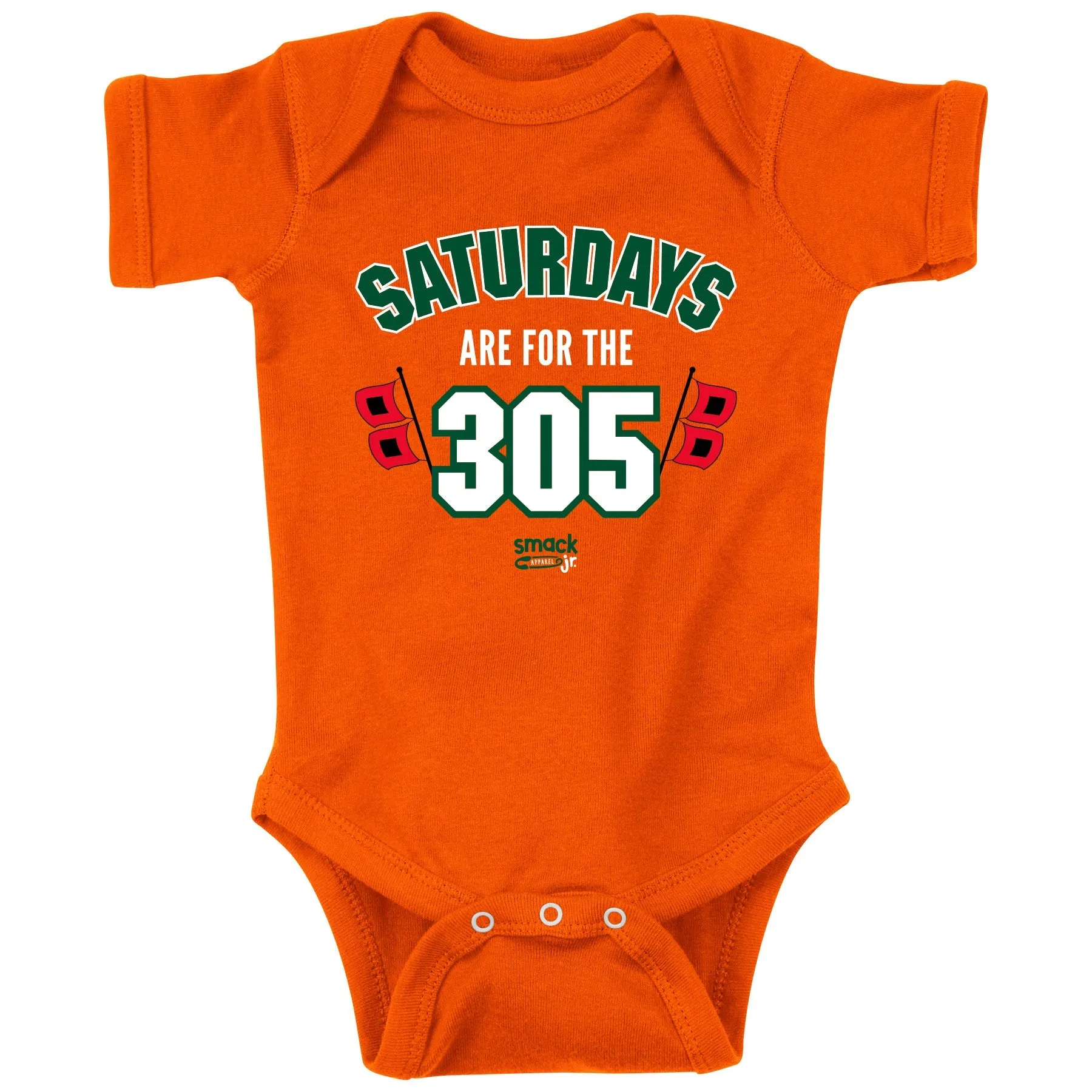 Saturdays Baby Apparel for Miami College Fans (NB-7T)