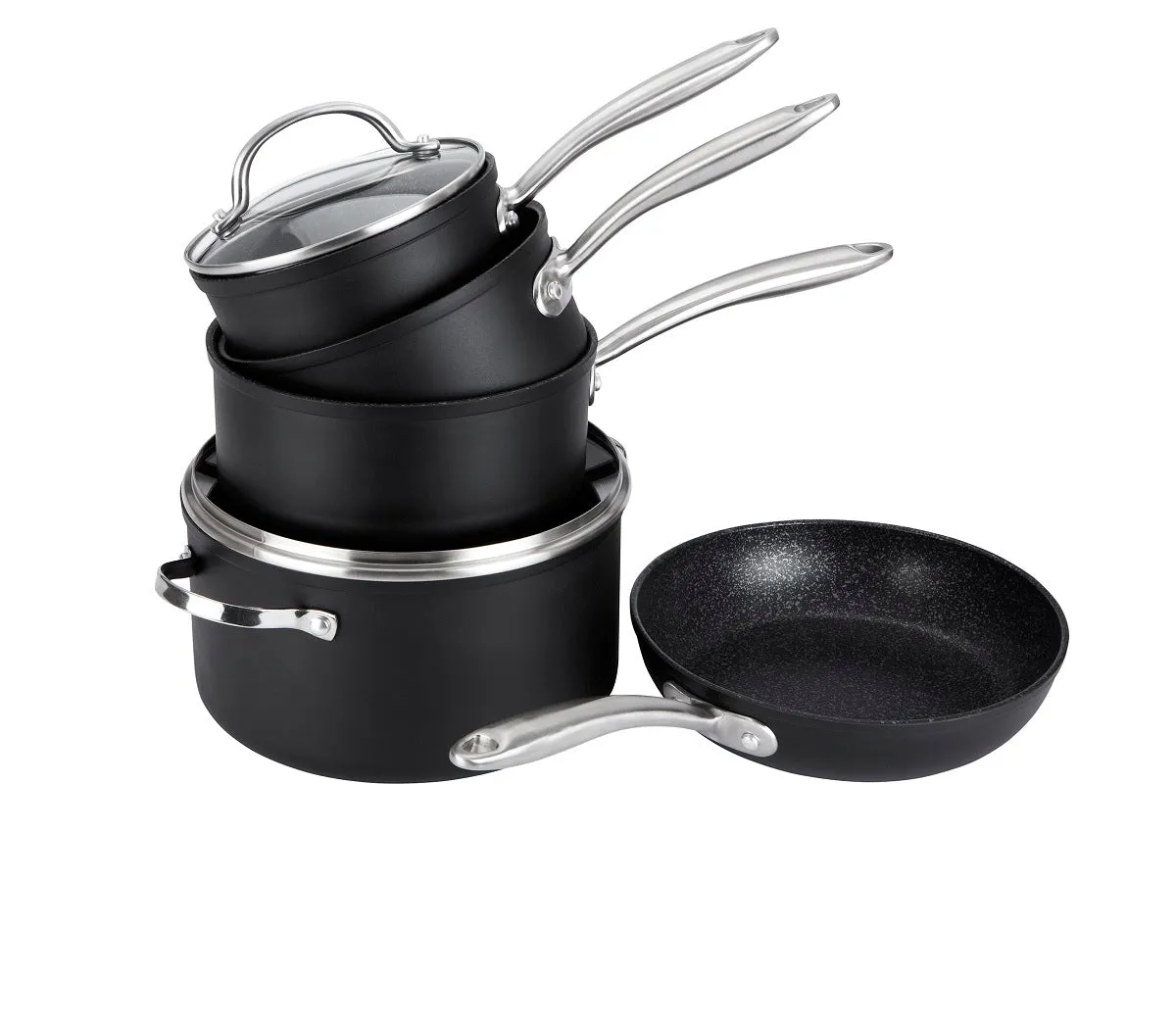 Scratch Guard Non Stick 5 Piece Pan Set