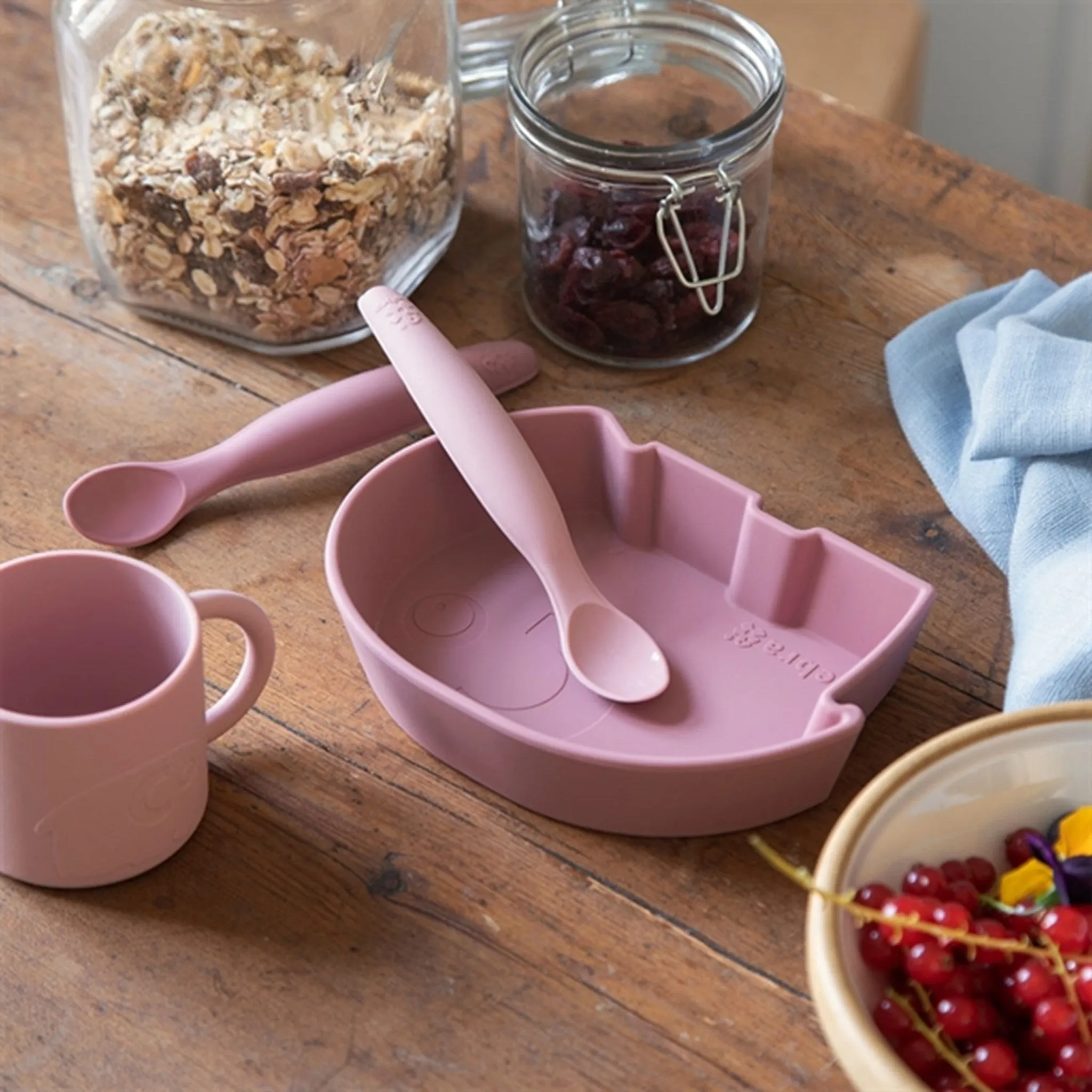 Sebra Silicone Bowl Fanto Vintage Rose