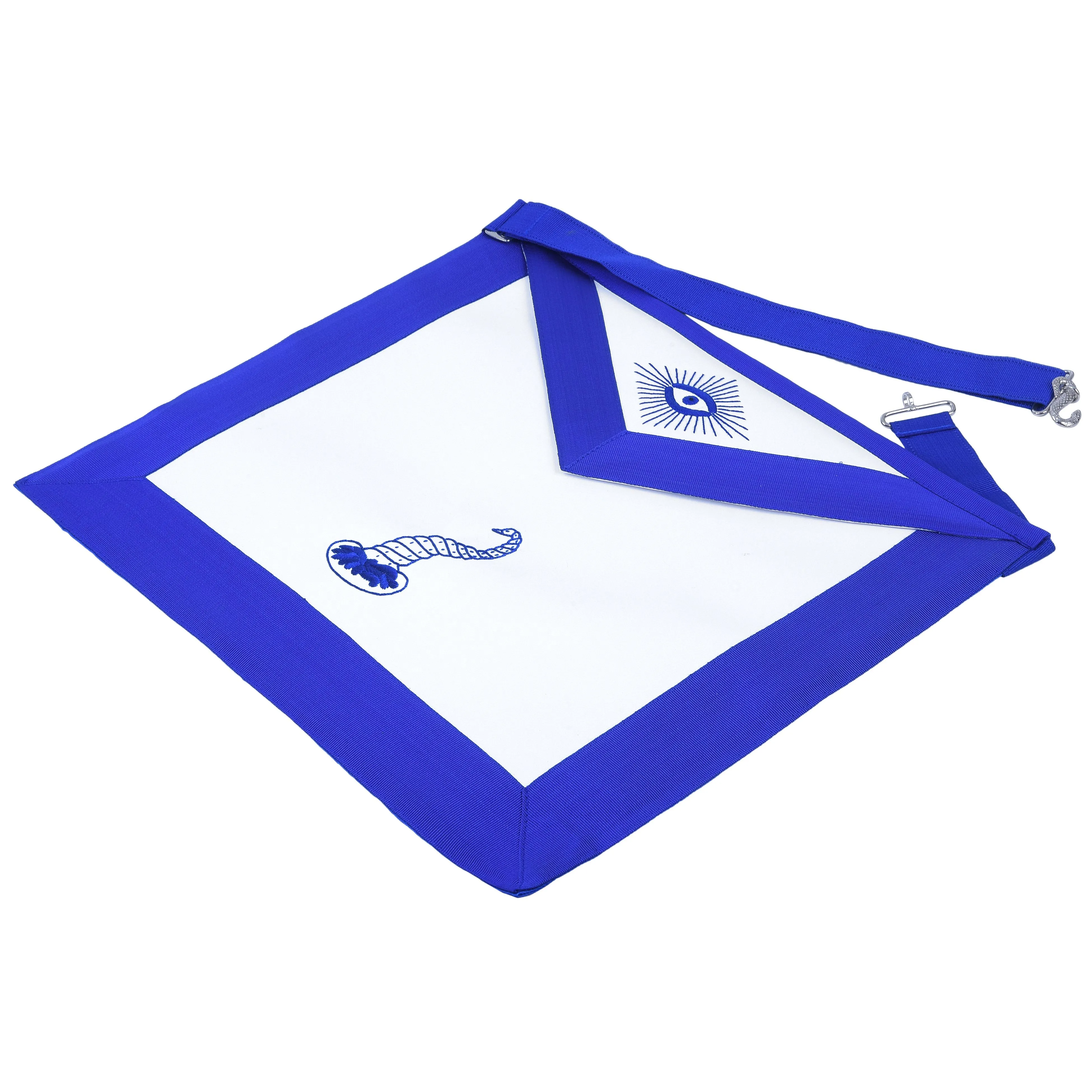 Senior Steward Blue Lodge Officer Apron - Machine Embroidery