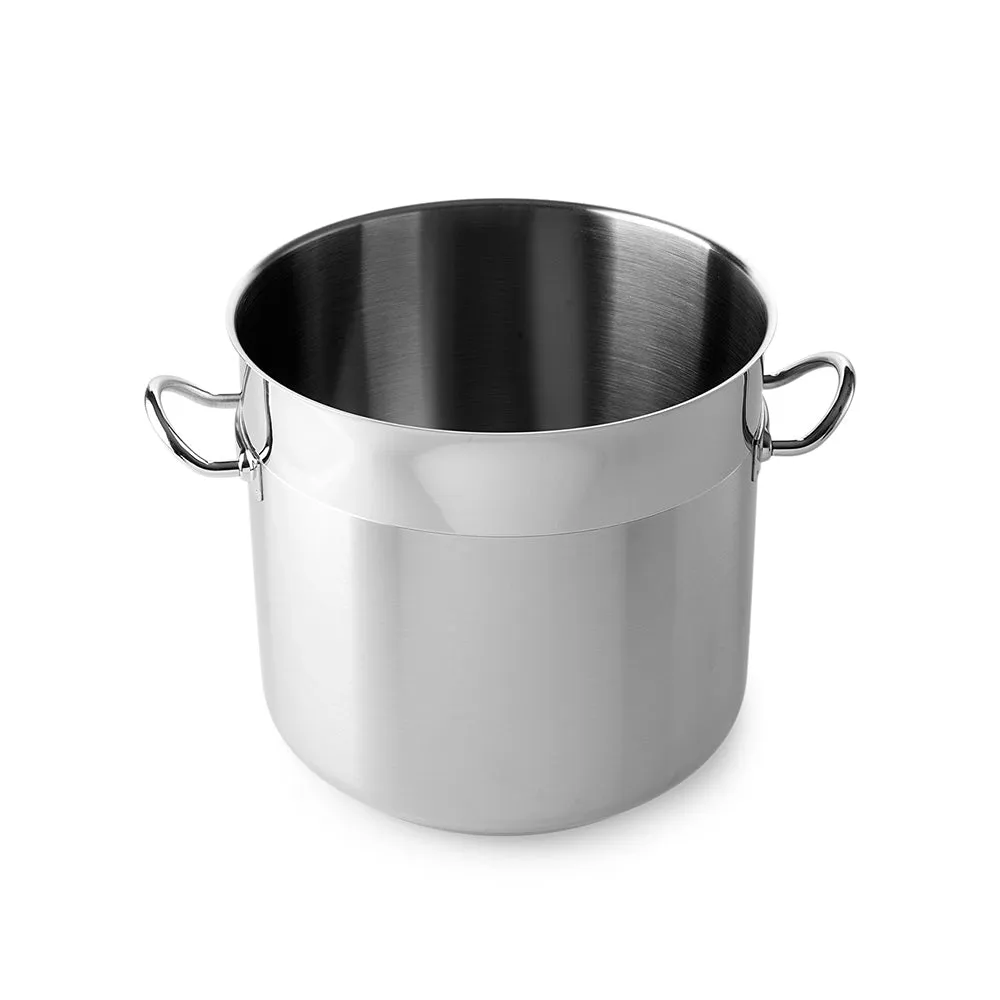 Silampos Stainless Steel 'Nautilus' Deep Stockpot with lid