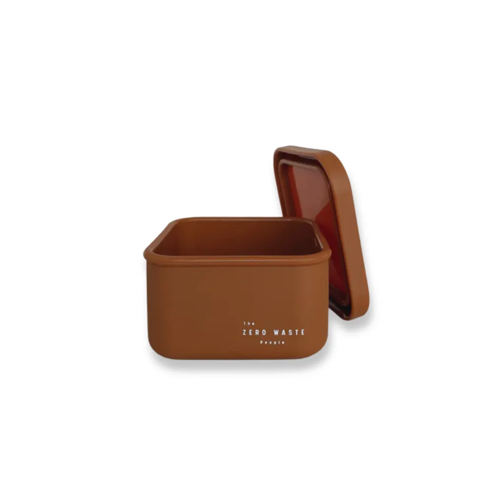 Silicone Snack Container - Rust