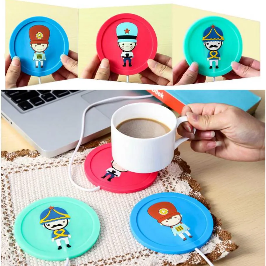 Silicone USB Operate Cup Tea Warmer Plate