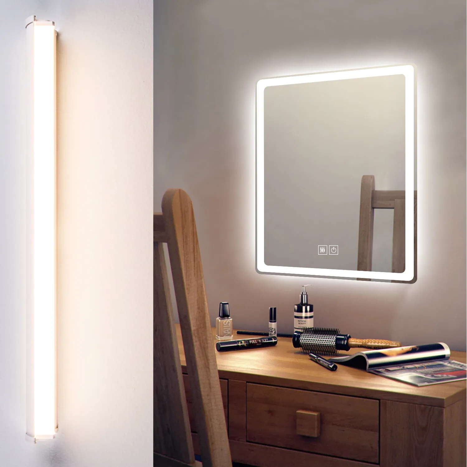 Smart Backlit LED Illuminated Fog-free Vanity Mirror