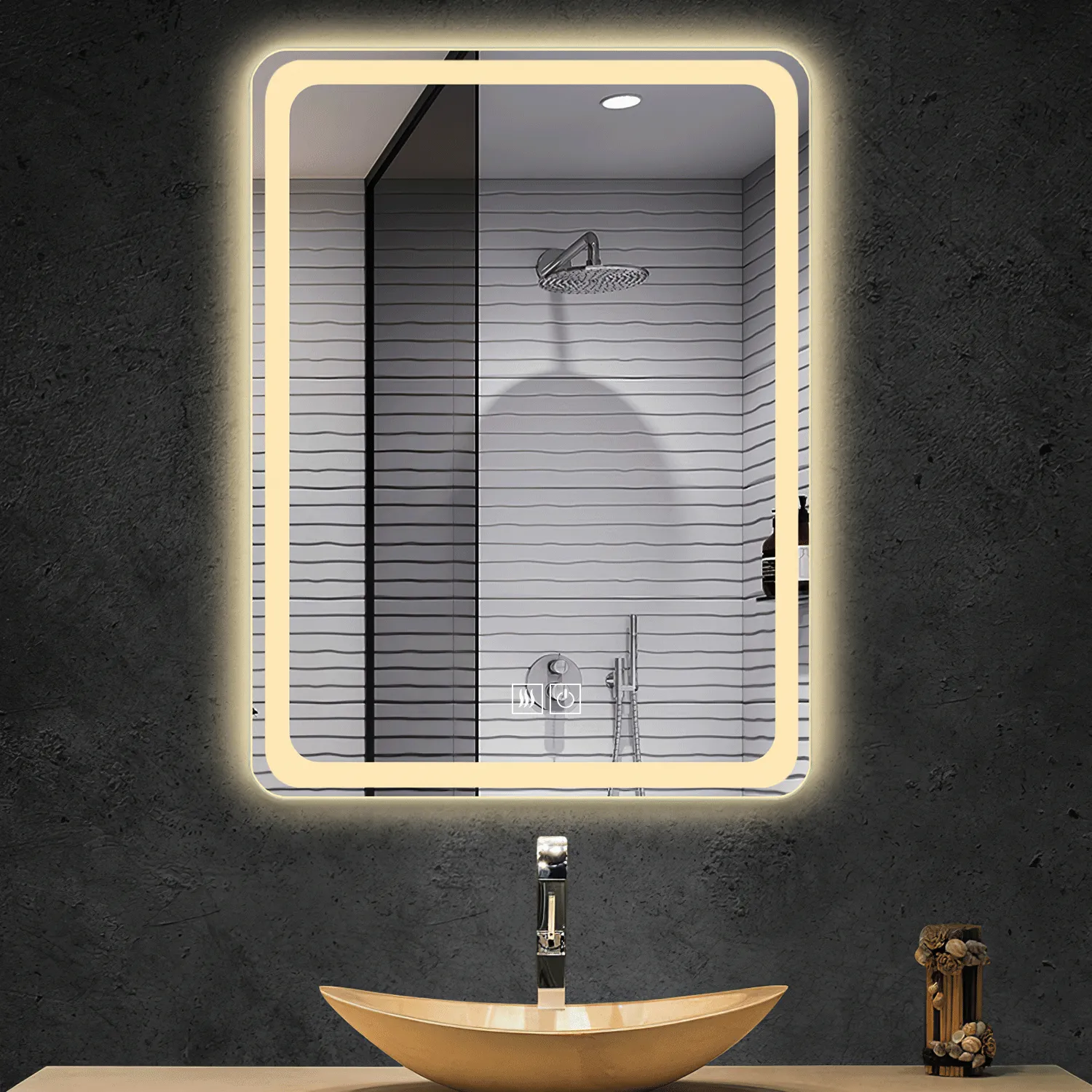 Smart Backlit LED Illuminated Fog-free Vanity Mirror