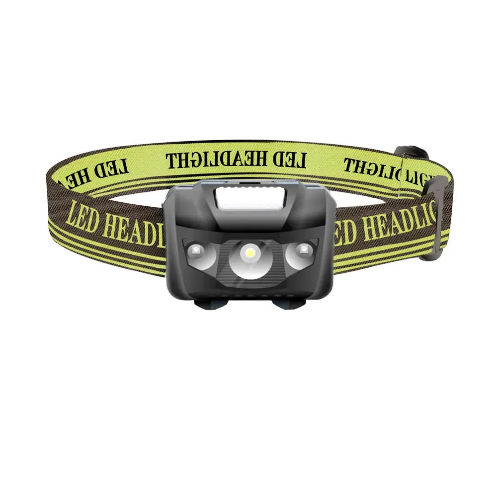 SOLOLANDOR Mini Head Lamp 4 Mode Waterproof R3 2 LED Flashlight Super Bright Headlight Headlamp Torch Lanterna Use AAA Battery