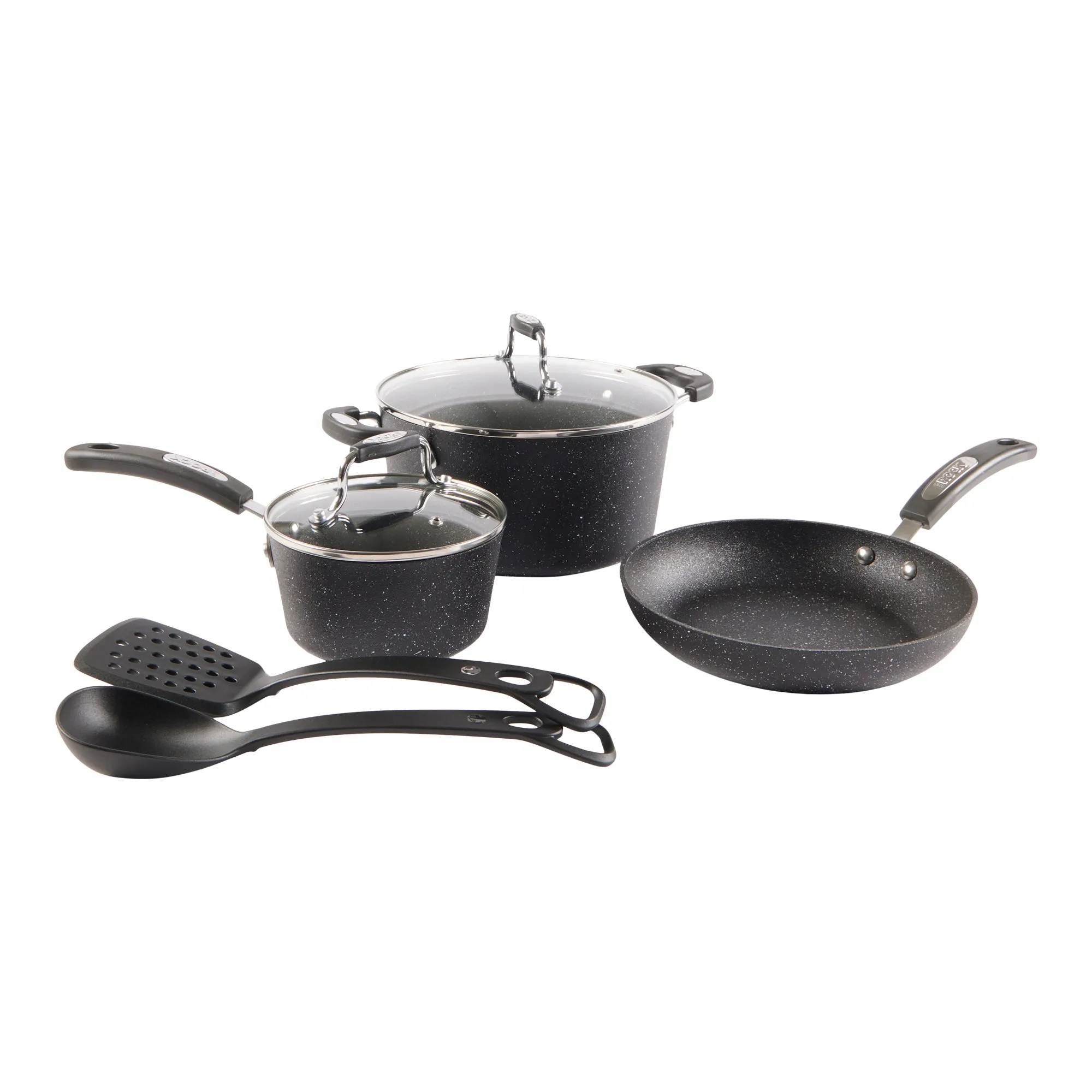 Starfrit The Rock Classic Cookware Set, 7-Piece