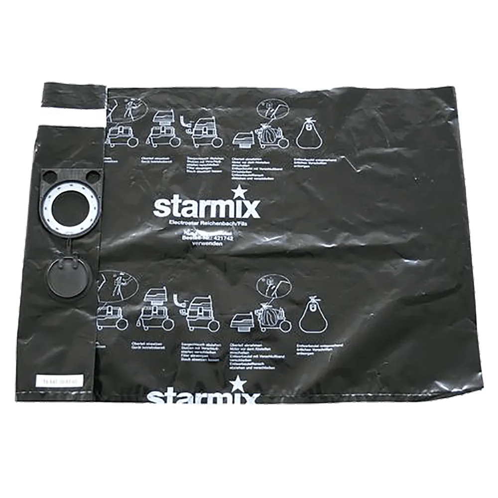 Starmix asbestos 25/35 litre polyethylene waste bag - pk5