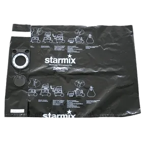 Starmix asbestos 25/35 litre polyethylene waste bag - pk5