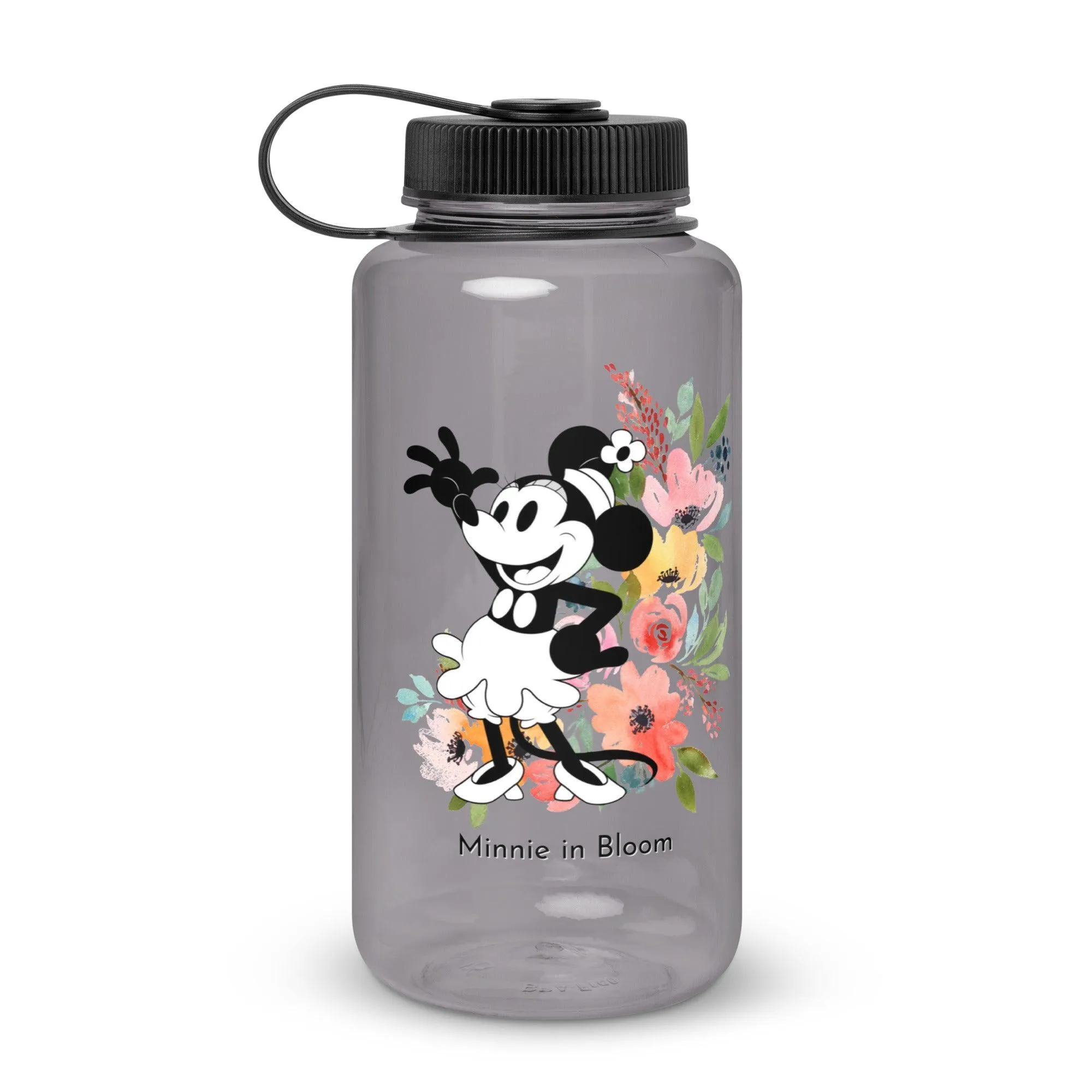 Steamboat Willie - Bloom - Wide Mouth Plastic Water Bottle