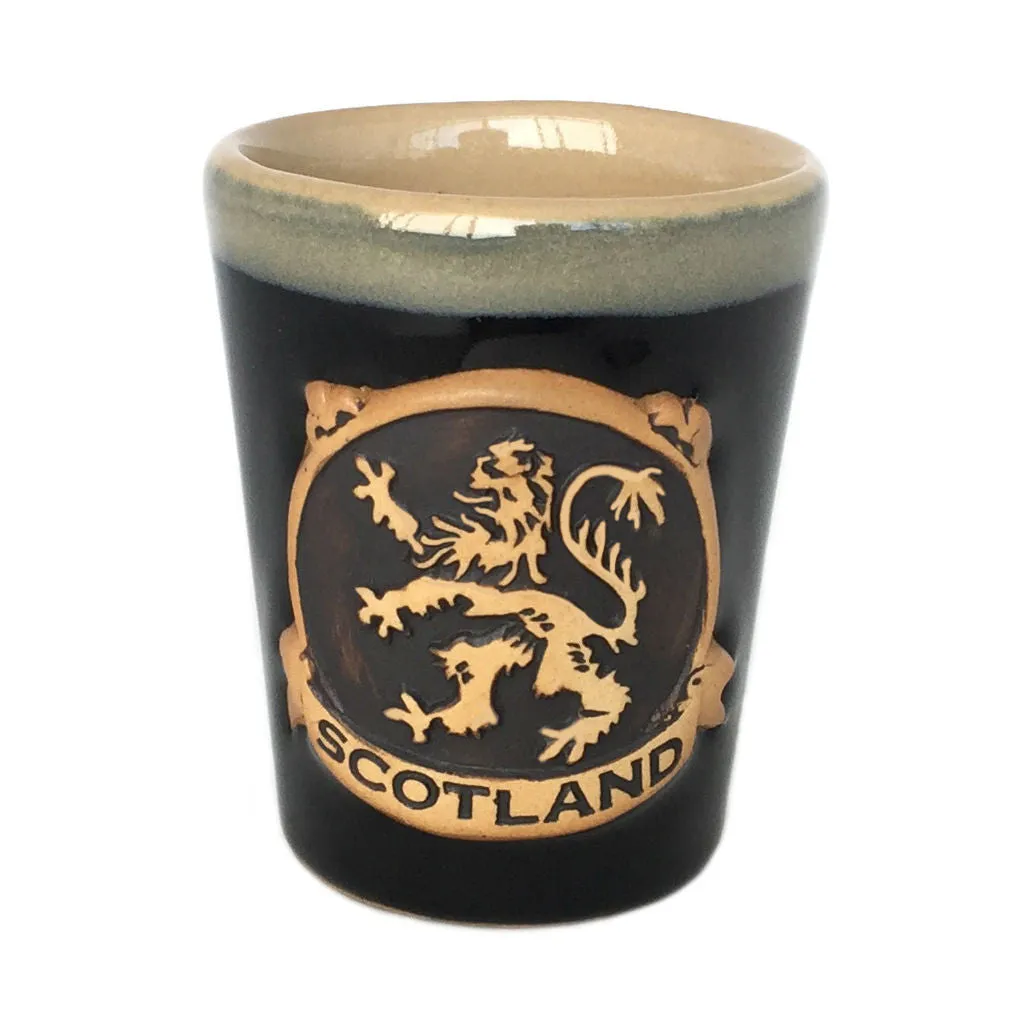 Stoneware Shot Cup - Lion Rampant