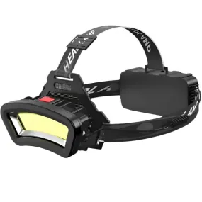 Super Bright COB Headlamp USB Rechargeable LED Headlight Waterproof Fishing Lantern Tail Red Lamp Powerful 18650 Camping Torch