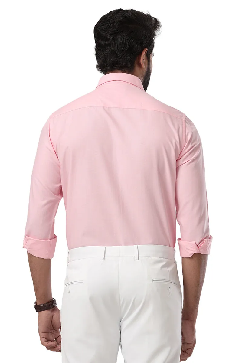 Super Soft - Baby Pink Formal Shirts for Men | Ariser