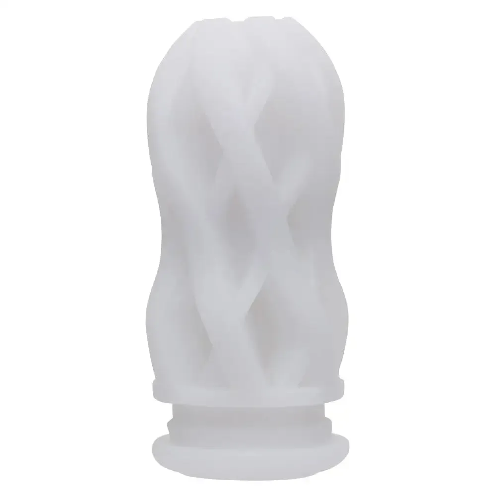 Tenga Realistic Feel White Male Masturbator with Regular Vacuum