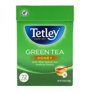 Tetley Green Tea with Honey- 3.80 oz