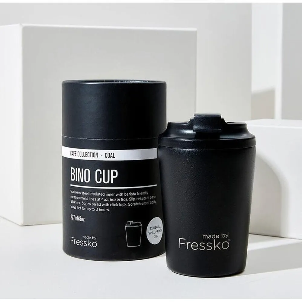 The 'Bino' 8oz Insulated Coffee Cup, from Fressko