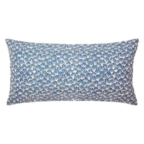 The Blue Fans Throw Pillow