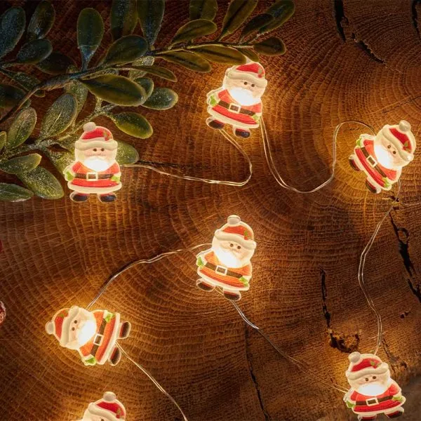 Three Kings Santa 20 String Lights