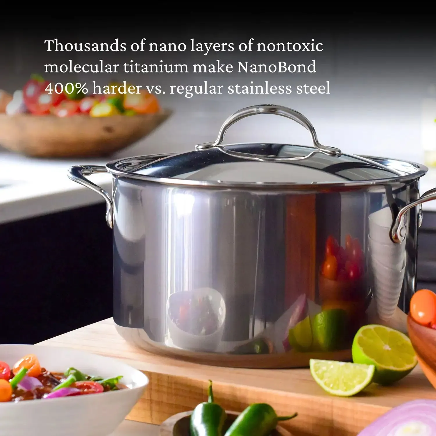 Titanium Stockpot, 8-Quart