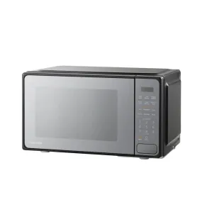 Toshiba MM2EM20PF 800W 20 Litre Solo Microwave Oven, Mirror Finish Black