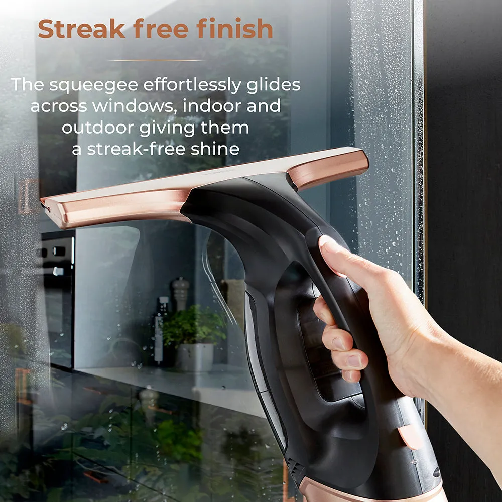 Tower TWV10 Cordless Window Cleaner - Black/Rose Gold