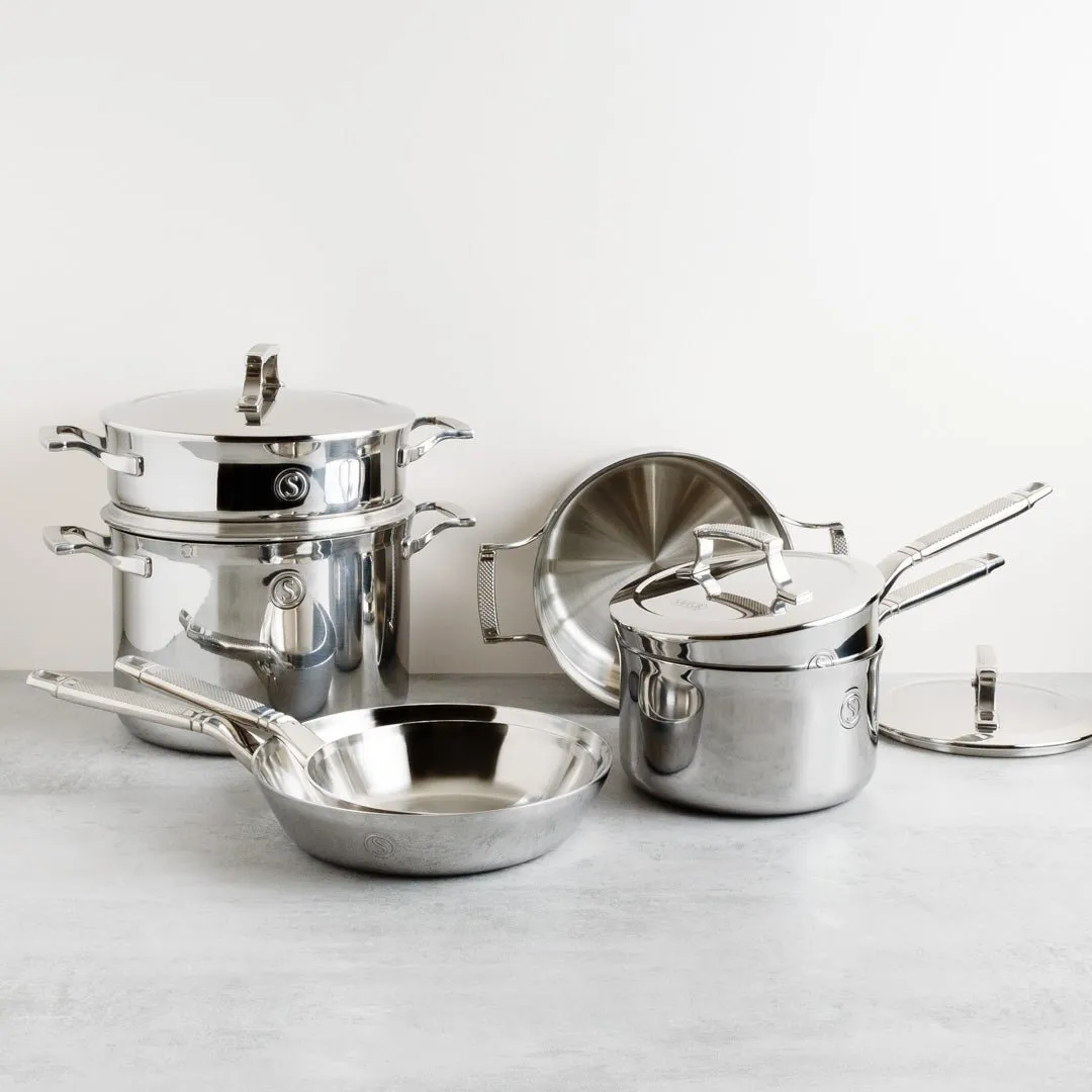 Tri-Ply Stainless Steel XL Stockpot with Insulated Lid