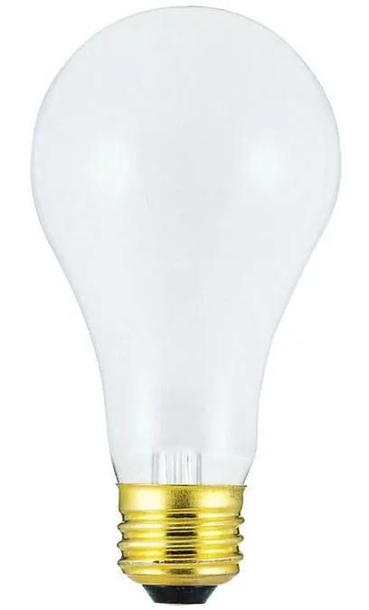 Westinghouse 3695900 150 Watt Incandescent A21 Frost - 2700 Kelvin - Warm White - 2650 Lumens - E26-Medium Base - 130 Volt - Box