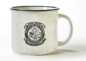 White Speckled C of O Mug