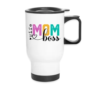 Wife Mom Boss Travel Mug