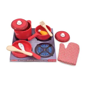 Wooden Kitchen Accessory Play Set