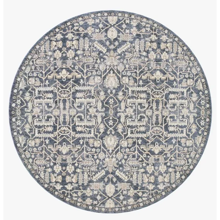 Zuma Area Rug - Blue/Ivory